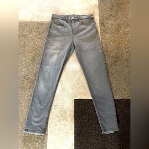 H&M Super-Skinny High Rise Charcoal Jean